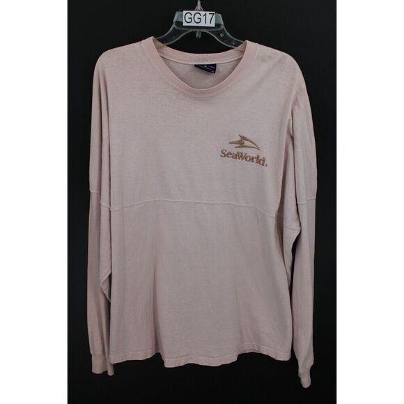 SPIRIT JERSEY SEAWORLD XL WOMEN Pink Rose Gold Sweatshirt - Picture 1 of 7